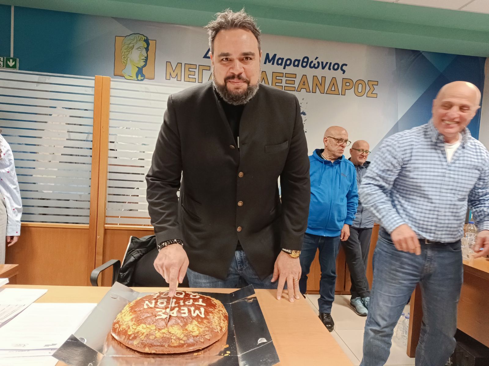 Ο Πρόεδρος του ΔΣ του ΜΕΑΣ ΤΡΙΤΩΝ κ. Νίκος Κωνσταντινίδης.